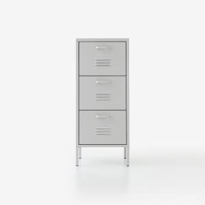 MKB 캐비넷 수납장 3단 4251015 425x360x1015, 3단, 라이트그레이 8235.4351