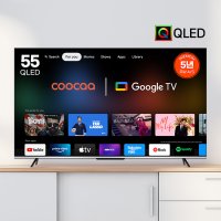 5년무상AS 23년형 프리미엄 구글TV 이스트라 쿠카 UC55QLED 139cm 퀀텀닷 안드로이드 스마트TV UHD 중소기업 티비 자가설치(직배송)