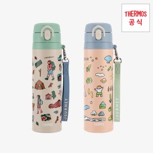 [써모스X제로퍼제로]스트랩 원터치 텀블러 550ml