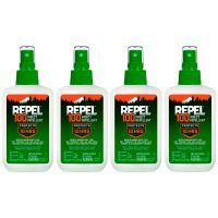 Repel 리펠 100 곤충 기피제 방충제 스프레이 4 fl oz (118ml) 4팩