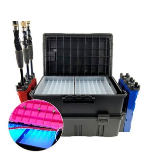 MJ피닉스 낚시태클박스 블랙 대용량 L사이즈 25.5리터 에기케이스 로드거치대 제공