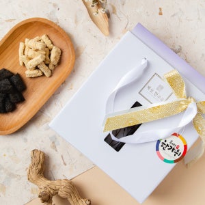 흑임자+콩고물 도라지정과 220g 선물세트 회사 돌 답례품 결혼식 부모님 명절 선물