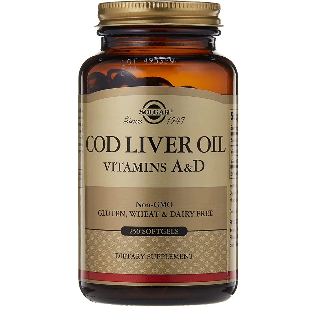 솔가 대구 간유 <b>코드리버 오일</b> 비타민 A &amp; D 250 소프트젤