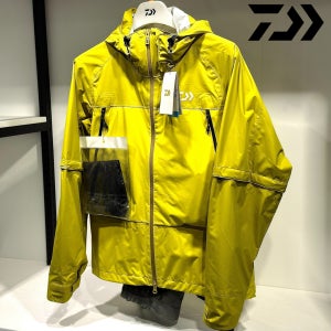 한국다이와 DR-30009 겨자M 레인슈트 상하의세트 낚시복