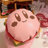 별의커비 동전지갑 만화 kirby hamburger 동전 kawaii 휴대용 애니메이션