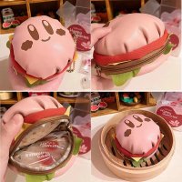 별의커비 동전지갑 cartoon anime kirby hamburger coin toy