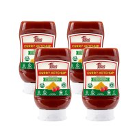 미국 Mrs Taste 미세스테이스트 0칼로리 커리 케찹 소스 350g (4개) Curry Ketchup 제로칼로리