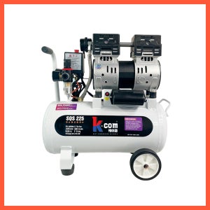 케이콤 콤프레샤 에어 소형 미니 오일리스 저소음 2마력 컴프레서 SQS225