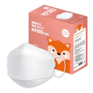 에버렉스 황사마스크KF80 소형중형 50매입