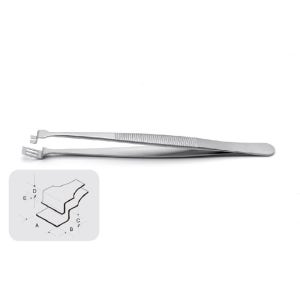 웨이퍼 포셉 120mm Wafer Tweezers IT.2WFG.SA