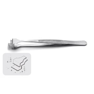 웨이퍼 포셉 125mm Wafer Tweezers IT.4WFG.SA