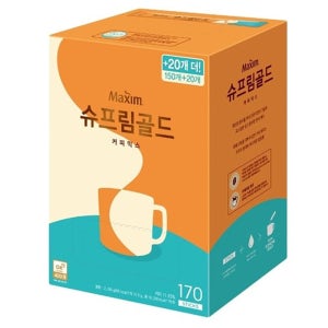 맥심 슈프림골드 커피믹스 170T 라떼크림