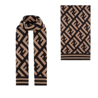 펜디 머플러 FENDI FF Scarf 스카프 명품 목도리 니트머플러 FF스카프