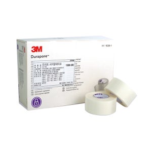 3M 듀러포 서지칼테이프 1538-1 (2.5cmX9.1m) 12개입 면실크 반창고