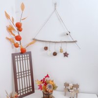 가을 벽장식 DIY 나뭇가지 행잉 데코 모형 장식 인테리어 소품 디자인 상품