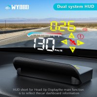 차량 속도계 자동차 WYOBD-HUD M17 헤드 디스플레이, OBD2 GPS HUD