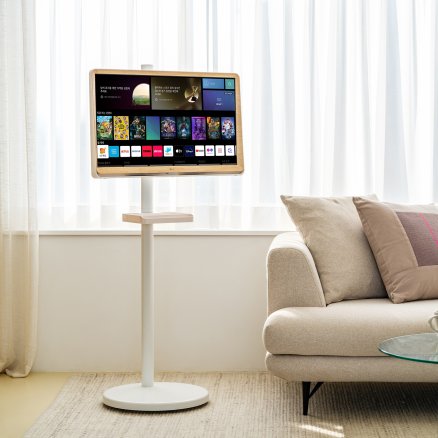[N2] LG 2세대 룸앤TV 신모델 27인치 스마트TV 소형 캠핑용 휴대용 우드 FHD TV 인공지능리모컨 엘지티비 스마트모니터