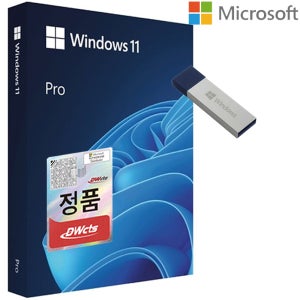 마이크로소프트 윈도우 11 프로 처음사용자용 한글 패키지 PKC WINDOWS 11 PRO FPP 윈11프로 국내정발