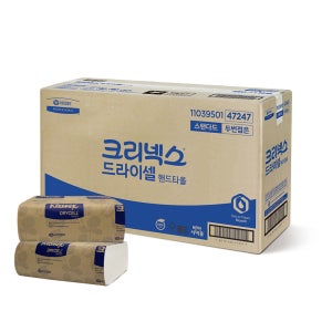 크리넥스 드라이셀 핸드타올 47247 멀티폴드 4000매 업소용 대용량 페이퍼 타올