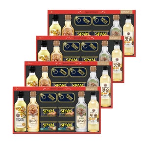 NEW (명절 선물세트) CJ 스팸 선물세트 특별한 선택 A호x4개 통조림 캔