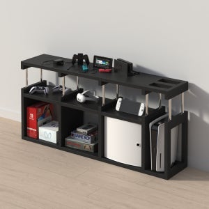 큐빅스1 플스선반5 B 게임기 수납 선반