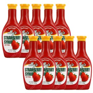 서강 딸기시럽 530g X 10개 소스 과일 팥빙수