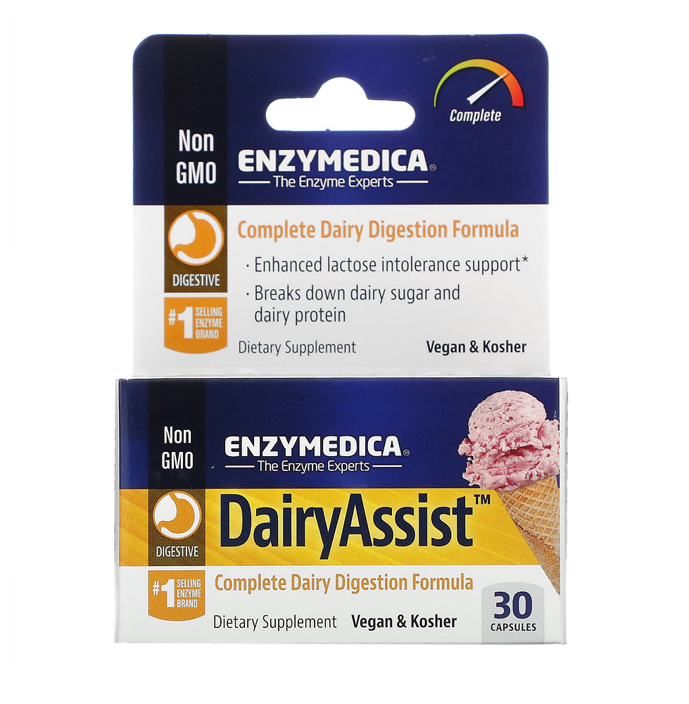 엔자이메디카 DairyAssist <b>데어리어시스트</b> 30캡슐