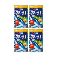 샘표 꽁치 통조림 400g 4개