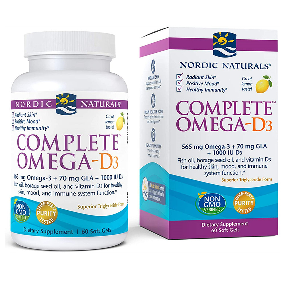 Nordic Naturals 노르딕네추럴 <b>컴플리트 오메가</b><b>D3</b> 565mg 60정