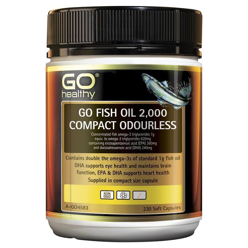 <b>GO Healthy</b> Fish Oil <b>고 헬씨</b> 피쉬 오일 2000 컴팩트 230정