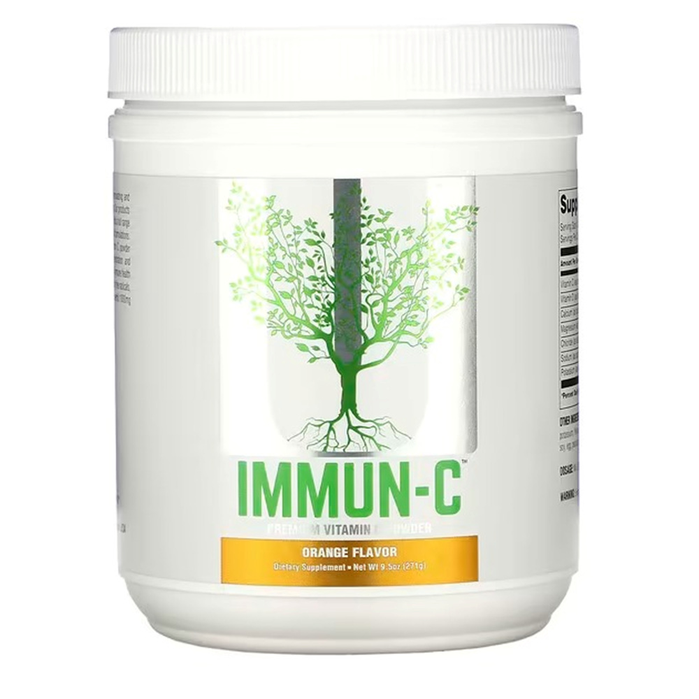 <b>유니버셜뉴트리션</b> 이뮨-C 프리미엄 <b>비타민</b> C 파우더 오렌지 맛 9.5 oz 271 g