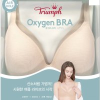 트라이엄프 쿨 산소브라 2매세트 (베이지, 라이트베이지)