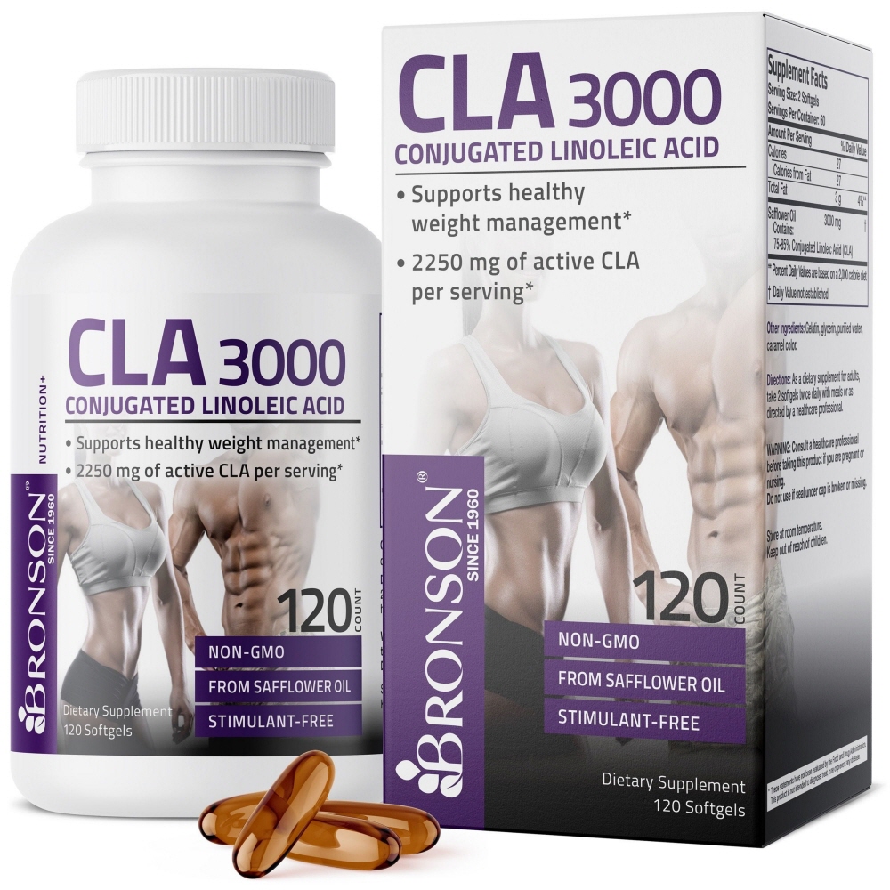 브론슨 CLA 공액리놀렌산 3000mg 120소프트겔