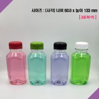 (89개) 300 페트병 300미리 300ml 사각 물병 물통 BOTTLE 보틀