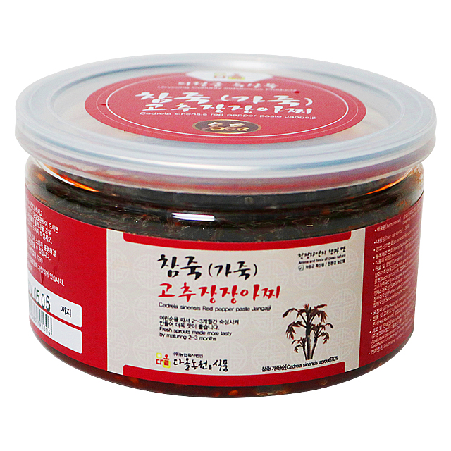 가죽장아찌 경남의령 참죽 새순으로 만든 고추장장아찌 300g