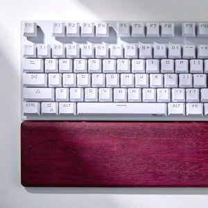 88mm 세로 탄화 퍼플하트 키보드 팜레스트 천연오일 통원목 텐키리스 손목받침대