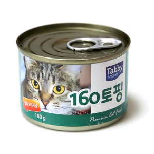 160토핑 고양이캔 참치오리지널, 160g, 1개