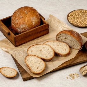 쌀 오곡현미 비건 호밀깜빠뉴빵 무첨가 무설탕 저당 호밀 빵 깜빠뉴 VEGAN BREAD