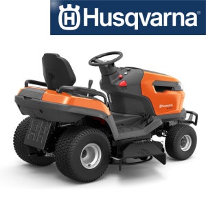 허스크바나 승용 승차식 잔디깍기 제초기 TS220TD 신형 측면배출 다양한 부대장비 옵션