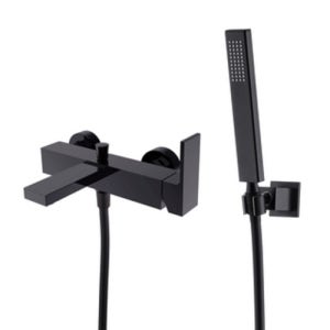 [라우체] 미스틱 샤워욕조수전 무광블랙 라우체-3027B 욕실수전 샤워수전