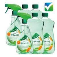 은나노스텝 시즌3 친환경 다용도세정제 기름때제거 550ml 본품2개+1100ml 리필4개