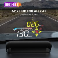 OBDHUD M7 OBD Hud GPS 디지털 자동차 속도 시간 앞 유리 프로젝터스마트