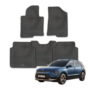 예스카 니로 풀세트 고무 방수 PVC 자동차매트 트렁크 바닥 발판 카매트