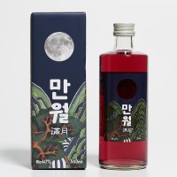 만월 40도 360ml 복분자 소주 증류주(케이스포함)