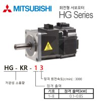 미쓰비시 서보 모터 HG-KR13