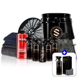 [+타이어광택제] 더클래스 13종 셀프 세차 용품 자동차 실내 실외 입문 손세차 디테일링 세트