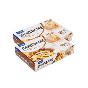 크린랩 멸치 국물백 티백 일회용 다시백 대형 x 2개