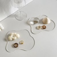 실리곤 식탁 매트 고무판 주방 아트 보드 테이블 원목 방수 유럽 불규칙한 아크릴 컵 컵