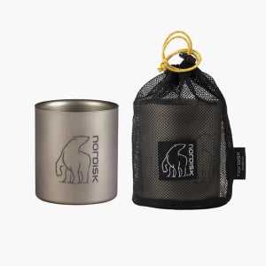 노르디스크 티탄 머그 더블 월 220ml 캠핑 티타늄 머그컵