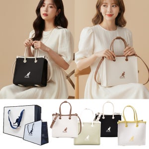 캉골 크로스백 반달백 미니 여성 캔버스 캥거루 가방 파우치 선물포장